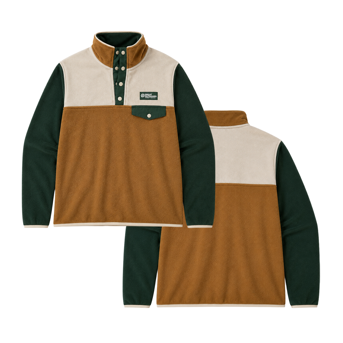 Logo Polar Fleece Quarter Snap Pullover